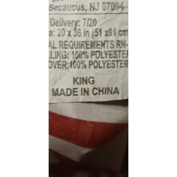 Modern Sothern Home Quilted Christmas Poinsettias King Size Pillow Shams 2 pack - Picture 6 of 6